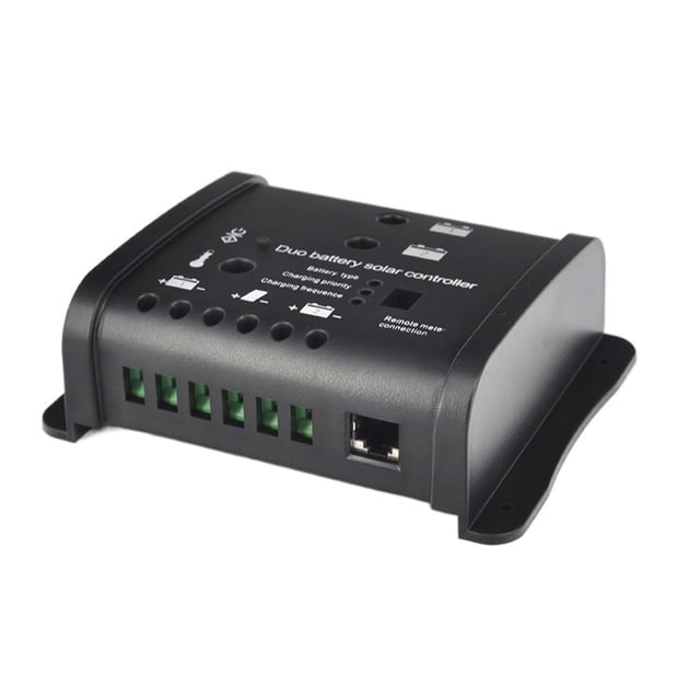 12V/24V 10A Duo Battery Charging Solar Controller For Lead-acid Rv Solar Charging Controller ,Easy to Use