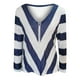 thumbnail image 4 of Pntutb Blusa de cobertura de empalme casual para mujer Suéter de manga larga suelto con cremallera PNTUTB Pntutb-4228, 4 of 5
