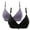 Purple3, variant on 2 Pcs Bras for Women Full Coverage Sports Bra Deep Cup Bralettes Push Up Seamless T-Shirt Bra