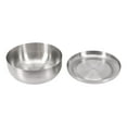 thumbnail image 4 of Bol à Riz en Acier Inoxydable Coréen Plat Bol Chaud Coréen Bol Traditionnel avec Couvercle, 4 of 9