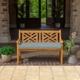 thumbnail image 2 of ARDEN Foam Outdoor Bench Cushion Kit, 48 x 18, made with ProFoam, Rain-proof, Fade Resistant, Stone Grey Leala, 2 of 9