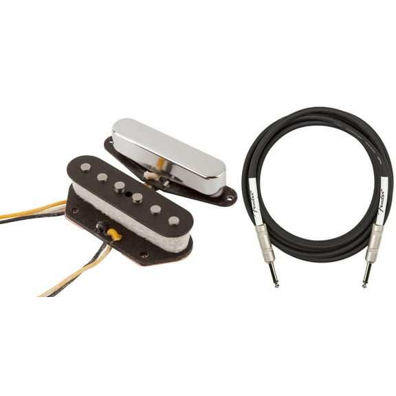 Fender Custom Shop Texas Special Telecaster Pickups - Nickel Bundle with Instrument Cable