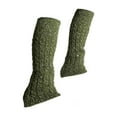 thumbnail image 2 of yotijay Figure Skating Leg Warmers Calf Socks Set for Winter Sports Activities Women Green, 2 of 9