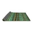 thumbnail image 2 of Ahgly Company Indoor Rectangle Oriental Turquoise Blue Traditional Area Rugs, 4' x 6', 2 of 4
