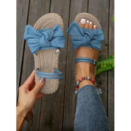 

Women‘s Butterfly Knot Fashionable Flat Loafers & Slip-On Slippers For Outdoor And Indoor Use