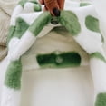 thumbnail image 3 of Bolso 5 uds Retro mujer felpa leopardo amor bolso de hombro (corazón verde), 3 of 7