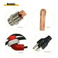 thumbnail image 4 of 3500043 Engine Block Immersion Heater Fits for Ford, Mercury, Lincoln, International, Caterpillar, Detroit Diesel Nissan 3/4" NPT Thread with Cordset Cord and Plug Protector 120 Volts 1000 Watts, 4 of 7