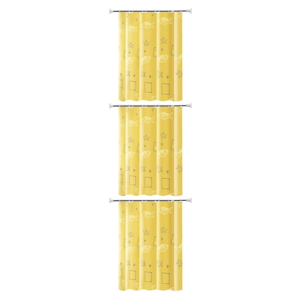 Monstrate Cortinas gruesas para baño, impermeables y cálidas, antitranslucidus, mano de obra delicada, tela suave y transpirable, 80W-180H Type1 NO1
