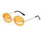 thumbnail image 1 of Guardurnaity Gafas, calabaza, calabaza, gafas sin montura, calabaza y duraderas, de moda y adecuadas para fiestas, brotes, sombrilla. Cadenas y cordones para anteojos naranja, 1 of 6