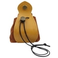 thumbnail image 1 of Clearance! beishanbush Tool Bag Drawstring Leather Dnd Dice Bag Role Playing Game Dice Soft Foldable and Storage Bag for D&D Dice Jewelry Keys and Other Small Accessories One Size Yellow, 1 of 5
