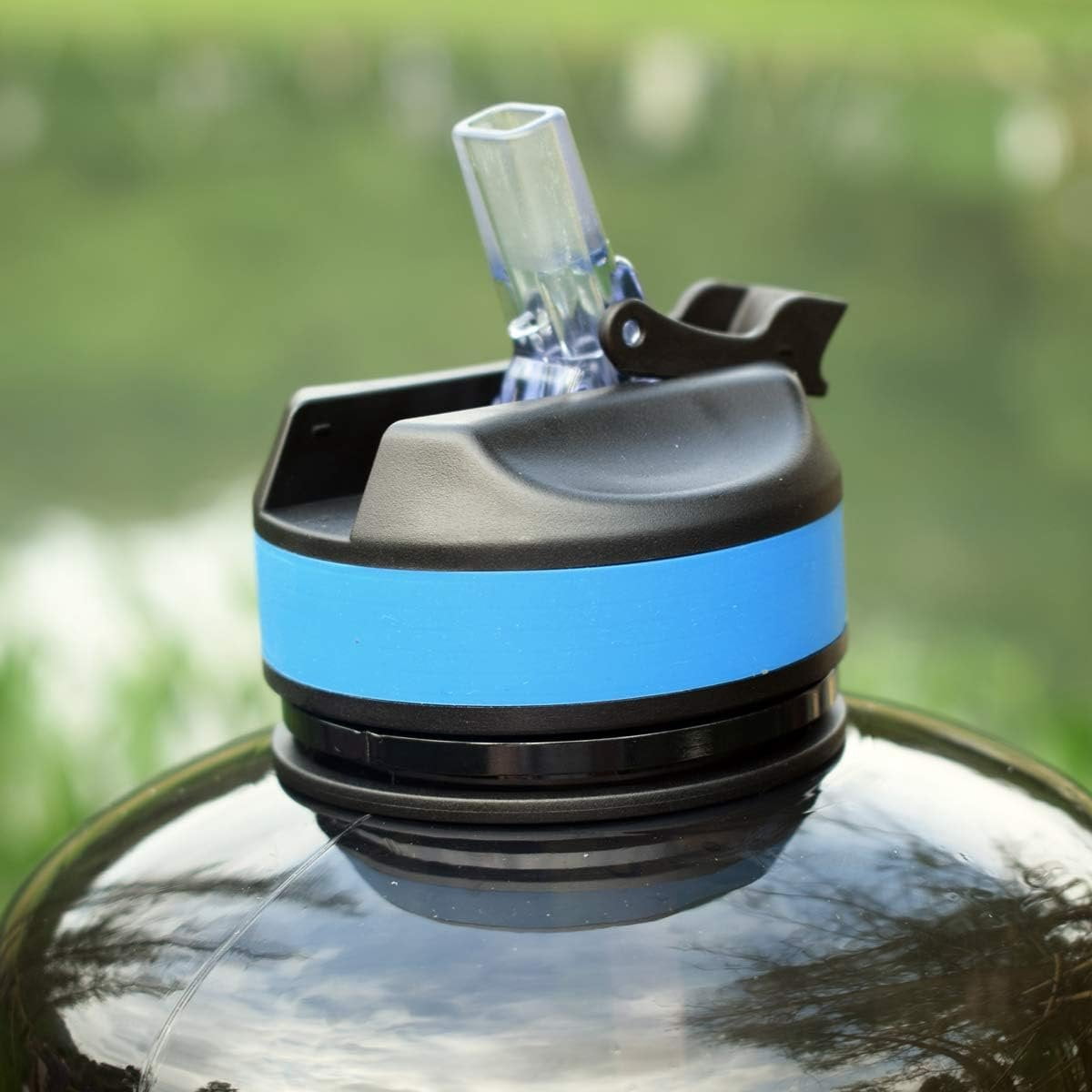 Motivational Gallon Water Bottle - with Straw & Time Marker  Large   Water Jug with Handle for Fitness Outdoor Enthusiasts Leak-Proof