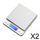 thumbnail image 1 of Mini báscula de cocina,Báscula digital multiusos para cocina,precisión para alimentos,Dispositivo de pesaje electrónico mini para el hogar a prueba de agua, de pesaje de acero, 1 of 10