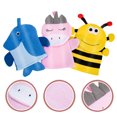 thumbnail image 4 of 3pcs Exfoliating Bath Scrubbers Animal Shower Mitts Scrubber Gloves for Kids, 4 of 8