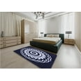 thumbnail image 4 of Ahgly Company Indoor Rectangle Patterned Night Blue Area Rugs, 3' x 5', 4 of 6