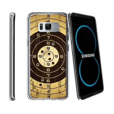 Case for Samsung Galaxy S8 Plus | Galaxy S8 Plus Transparent Silicone Case [ Flex Force ] Flexible Clear Case FireArm