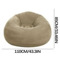 thumbnail image 2 of Bxaolu Inflatable Sofa Bean Bag Home Lounge Chair Inflatable Lazy Sofa Folding Portable Soft Chair for Living Room Bedroom Balcony Reading Room (Khaki), 2 of 7