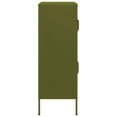 thumbnail image 2 of vidaXL Armoire de Rangement Vert Olive 80x35x101,5 cm Acier, 2 of 5