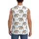 thumbnail image 4 of Balery Indian Elephant Camisetas sin mangas para hombre, absorbe la humedad y protege contra el mal olor.-Small, 4 of 7