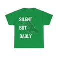thumbnail image 2 of Funny Fathers Day Silent but Dadly Mens T-Shirt S-5XL, 2 of 12