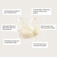 thumbnail image 2 of ORUYROP Women's Front Closure Full Coverage Back Support Posture Bra Wireless Comfy, 2 of 6