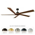 thumbnail image 5 of 70 inch 5 Blade Ceiling Fan-Midnight Black Finish Bailey Street Home 96-Bel-4490044, 5 of 10