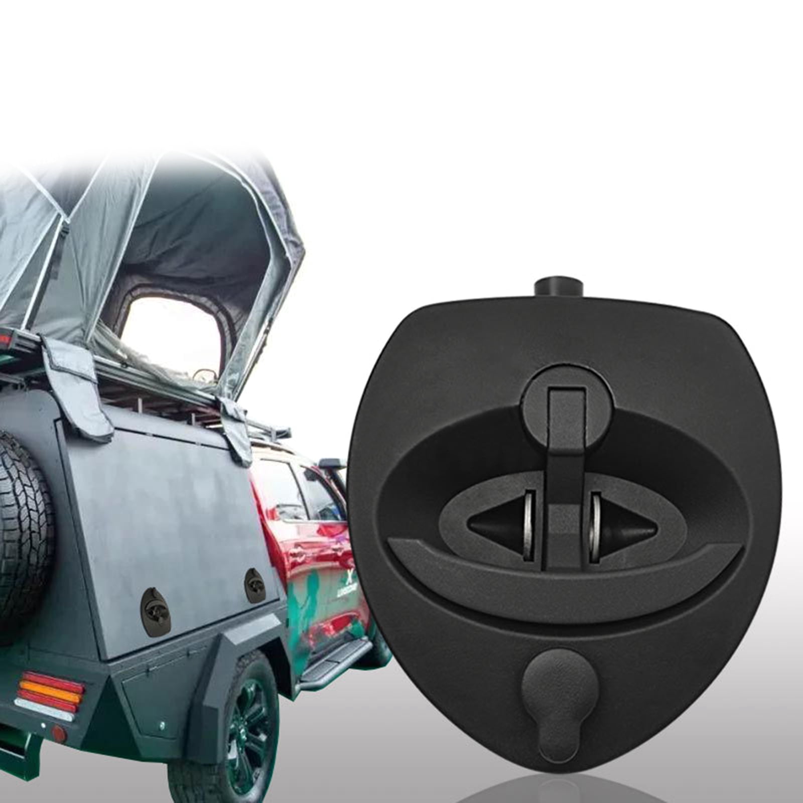 UNTERING Lock Latch Cabinet Lock Trailer Cabin Door Furniture Lock Drawer Lock Replacement Waterproof Security Lock