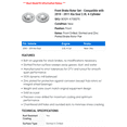 thumbnail image 2 of Front Brake Rotor Set - Compatible with 2010 - 2011 Kia Soul 2.0L 4-Cylinder, 2 of 2