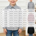 thumbnail image 4 of Toddler Solid Color Classic Shirt Spring And Fall Thermal Underwear Base Layer Tops Casual Undershirt 2-3 Years Black T Shirts, 4 of 5