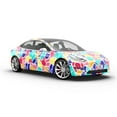 thumbnail image 6 of Rwraps Colorful Cobblestone Bright Rainbow Gloss Vinyl Film Wrap 59in x 18ft Vinyl Vehicle Car Film, 6 of 9