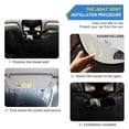 thumbnail image 2 of Qxltty Siamese Cat with Flower Car Windshield Sunshades Foldable UV Rays Sun Visor Protector Keep Your Vehicle Cool 57×31.5in, 2 of 8