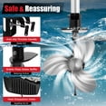 thumbnail image 6 of 4HP Outboard Motor, 4 Stroke 53.2CC Marine Boat Engine with Air Cooling System, Hand Start Gasoline Engine for Inflatable Fishing Boats Yachts Water Sport Tools, 6 of 15