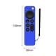 thumbnail image 3 of Estuche protector para Apple TV 4K Cubierta de control remoto suave portátil (Azul), 3 of 5