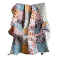 thumbnail image 1 of Manta Benzara Turin de 152 cm de microfibra con estampado floral, 1 of 5