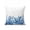 Blue, variant on 1 Pack Outdoor Throw Pillow, Summer Coastal Waterproof Pillow with Insert Included, Watercolor Ocean Coral Starfish Conch Blue Plaid Decorative Accent Cushion Sofa Pillows for Patio Porch, 16 x 16 In