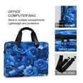 thumbnail image 4 of Laptop Bag Laptop Briefcase 15.7 x 3 x 11.8 Inches Laptop Bag Briefcases Laptop Storage Travel Laptop Bag Work Laptop Bag Deep Blue Flowers Seamless, 4 of 8