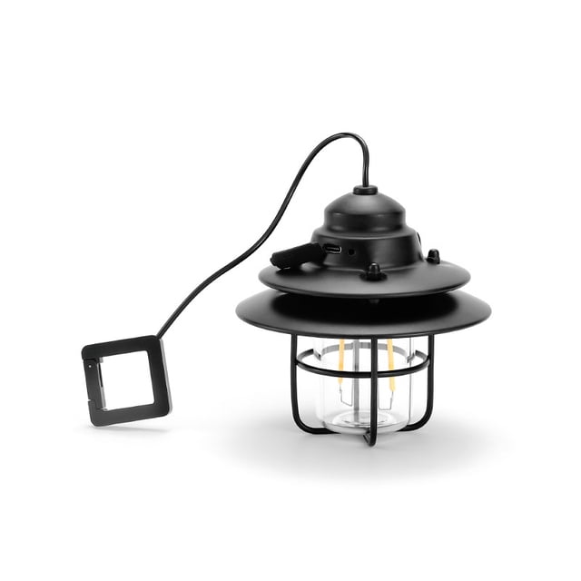 Lanterne Rétro de Camping Rechargeable USB Portable Étanche Suspendue à la Tente Lumière LED pour Patio Terrasse Jardin Fête Camping Randonnée Pêche Maison