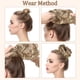 thumbnail image 3 of Accesorios para el cabello Seitruly moño de pelo sintético rizado, 3 of 6