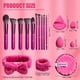 thumbnail image 4 of Set de brochas de maquillaje BS-MALL, 30 unidades, con toallitas para lavar la cara, 4 of 7