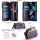 thumbnail image 2 of funda para iPhone 13 Mini, Funda para teléfono tipo Billetera Cruzada con Soporte de Bloqueo RFID, Ranuras para Tarjetas de Carga Inalámbrica Anticaídas, Bandolera de Cuero PU, 2 of 9