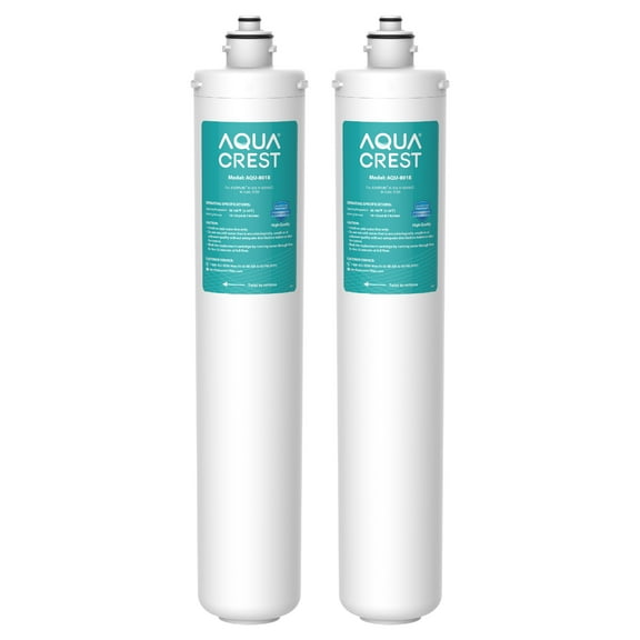 AQUA CREST H-300 Under Sink Water Filter, Replacement Cartridge for Everpure H-300-NXT, 7CB5, EV9270-71, EV9270-72, EV9618-11, EV9855-50, EV9282-01, 2 Pack
