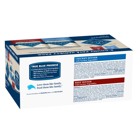 Blue Buffalo Homestyle Recipe Adult Wet Dog Food, Chicken and Beef, 12.5-oz. Can (6 Count) - Image 4