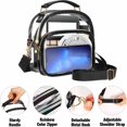 thumbnail image 3 of Clear Bag Stadium Approved, Transparent Crossbody Purse Adjustable Shoulder Strap, 3 of 4
