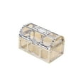 thumbnail image 3 of Yesbay Vintage Transparent Storage Box Candy Trinket Jewelry Holder Organizer Container, 3 of 6
