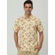 thumbnail image 3 of CamiHawaiaDe PlaEstampado Floral Con Botones ManCorCamiDe Verano PaHombres Amarillo 60, 3 of 7