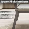 thumbnail image 2 of RoyalCraft 5 Pieces Patio Dining Sets, Aluminum Outdoor Dining Table with 4 Chairs, Outdoor Patio Dining Furniture Set with Removable Cushion for Lawn, Garden, Backyard, Gray, 2 of 8