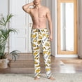 thumbnail image 2 of Logiee Power Tools Print Pajama Pants for Men,Men’s Pajama Bottoms,Mens PJ Pants with Pockets & Button Fly-Small, 2 of 6