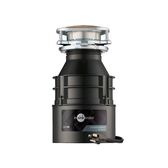 Triturador de basura InSinkErator Badger 5 1/2 HP negro/gris