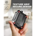 thumbnail image 5 of Fintie Silicone Case for Apple Airpods Pro 2019, [Front LED Visible] Reinforced Corner Bumper Shockproof Protective Cover Skin with Carabiner Support Wireless Charging, Black, 5 of 7