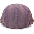 thumbnail image 5 of Newsboy Cap for Men Adjustable Flat Ivy Gatsby Cabbie Driving Hat Breathable Denim Cotton Golf Cap, 5 of 7