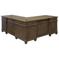 thumbnail image 5 of Atlin Designs Wood L-Shaped Desk in Weathered Dove, 5 of 12